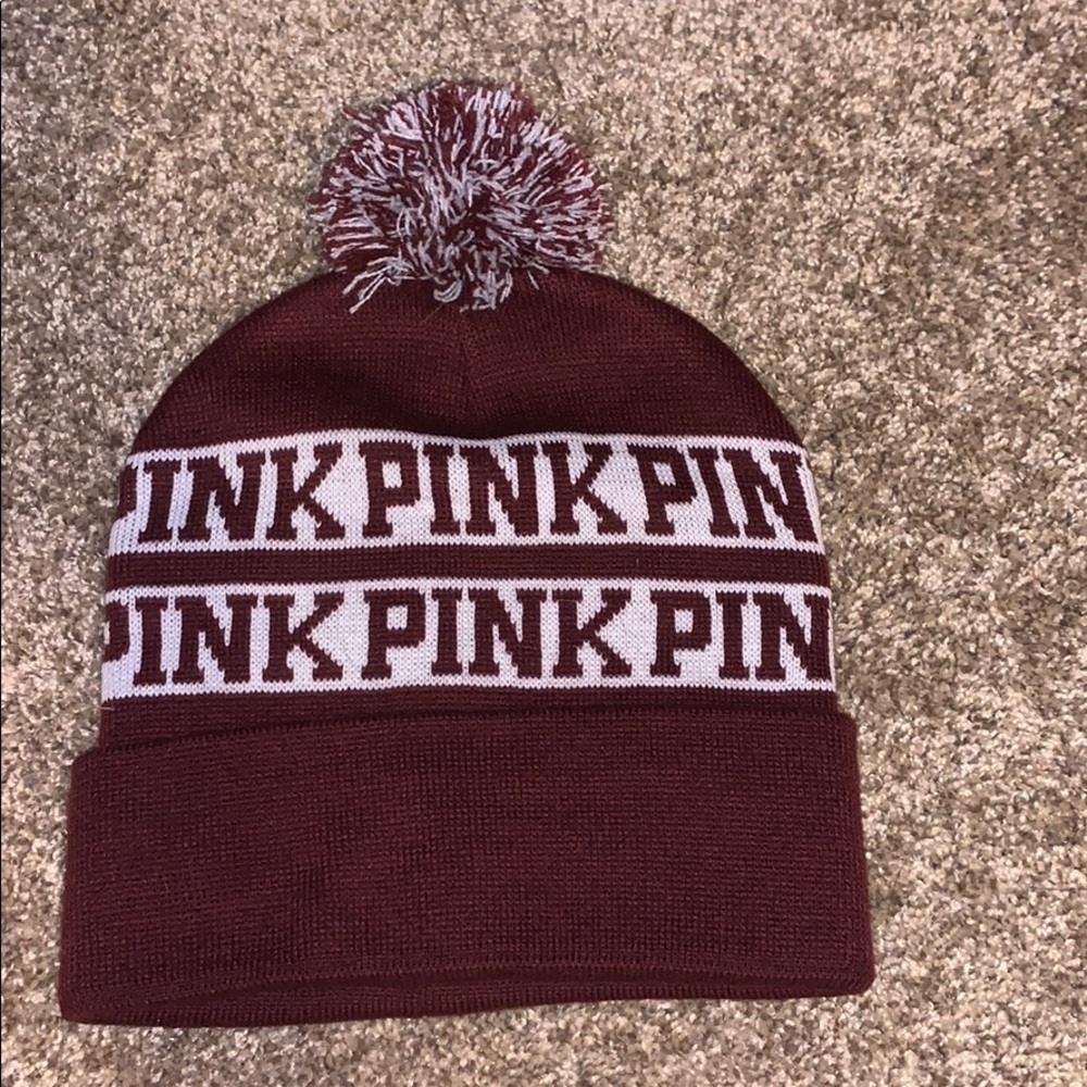 pink winter hat